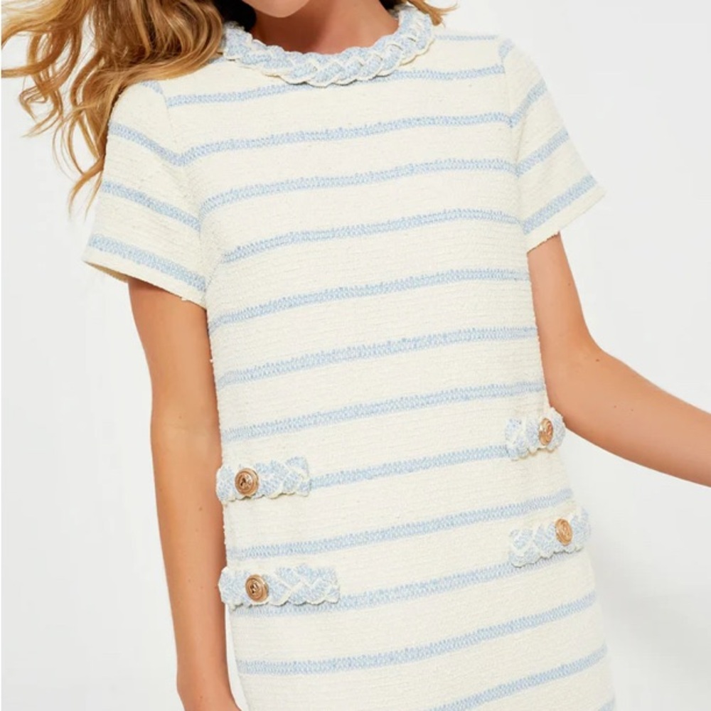 NWT Tuckernuck Coastal Blue Jackie Dress Sz XXL - Picture 5 of 15